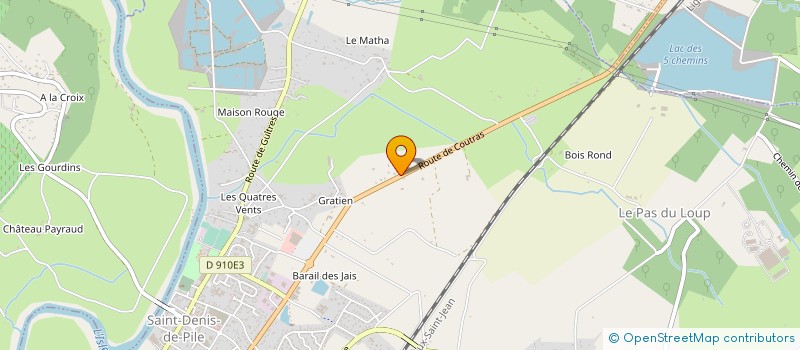 localisation de l'entreprise SCI DE LA PLACE DU 8 MAI  SAINT-DENIS-DE-PILE