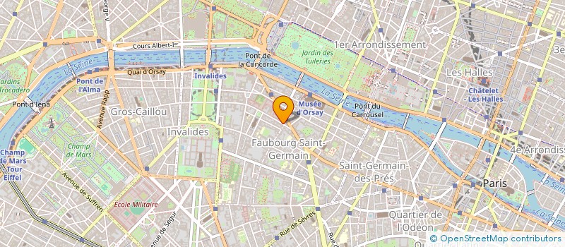 localisation de l'entreprise SCI DE LA PLACE DU BOURG  PARIS