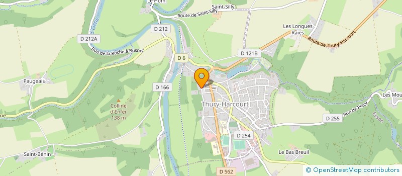 localisation de l'entreprise SCI DE LA PLACE DU GENERAL DE GAULLE  THURY-HARCOURT-LE-HOM