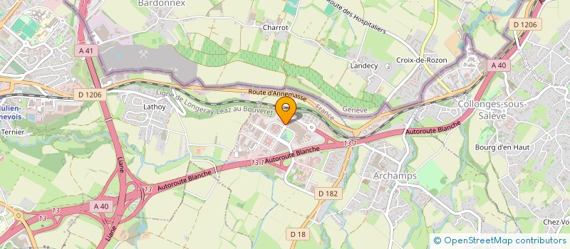 localisation de l'entreprise SCI DE LA PLACE DU MARCHE  ARCHAMPS