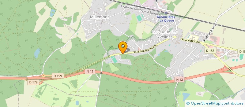 localisation de l'entreprise SCI DE LA PLACE DU MARCHE  QUEUE-LES-YVELINES (LA)