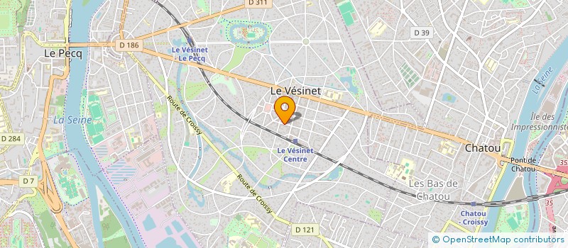 localisation de l'entreprise SCI DE LA PLACE DU MARCHE  LE VESINET