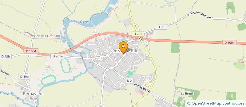 localisation de l'entreprise SCI DE LA PLACE DU MARCHE AU BLE  ROZAY-EN-BRIE