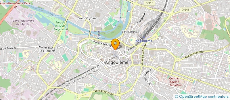localisation de l'entreprise SCI DE LA PLACE DU PALET à ANGOULEME