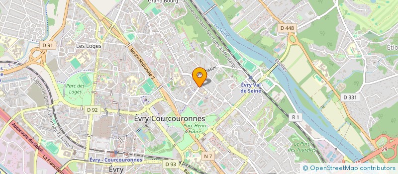 localisation de l'entreprise SCI DE LA PLACE DU ROUILLON à EVRY-COURCOURONNES