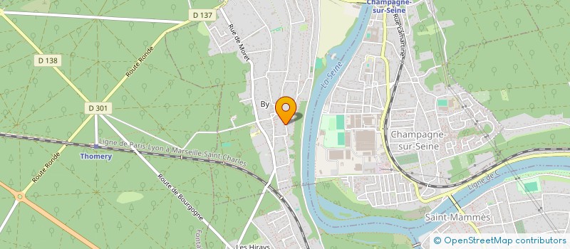 localisation de l'entreprise SCI DE LA PLACE DUNAN  THOMERY