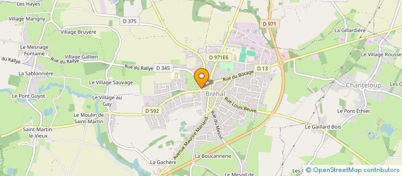 localisation de l'entreprise SCI DE LA PLACE ES-MOUTONS  BREHAL