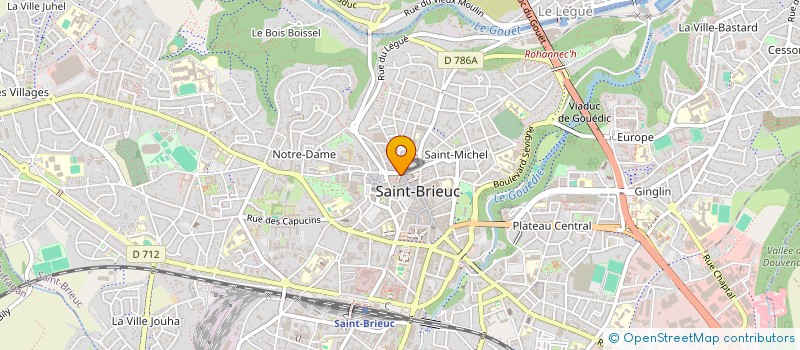 localisation de l'entreprise SCI DE LA PLACE HAUTE DU CHAI à SAINT-BRIEUC