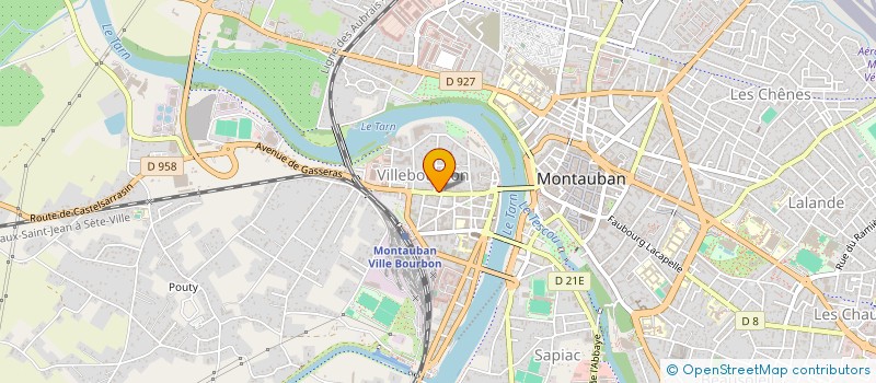 localisation de l'entreprise SCI DE LA PLACE LALAQUE  MONTAUBAN