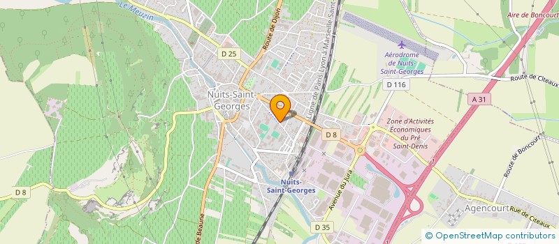 localisation de l'entreprise SCI DE LA PLACE MADELEINE à NUITS-SAINT-GEORGES