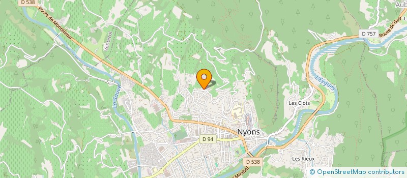 localisation de l'entreprise SCI DE LA PLACE SAINT MARTIN  NYONS