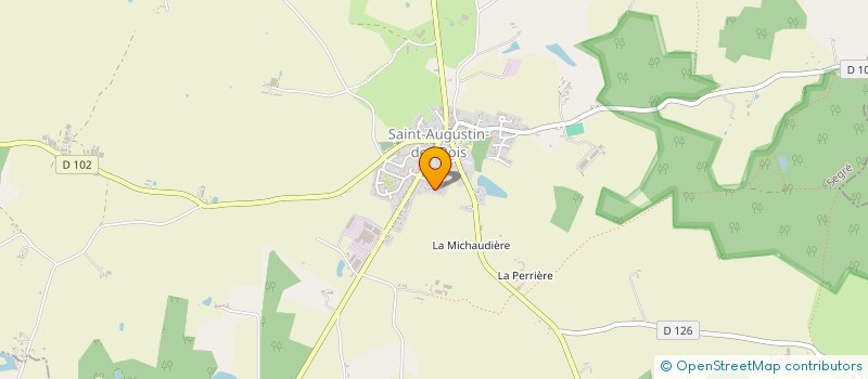 localisation de l'entreprise SCI DE LA PLACE SAINTE CROIX  SAINT-AUGUSTIN-DES-BOIS