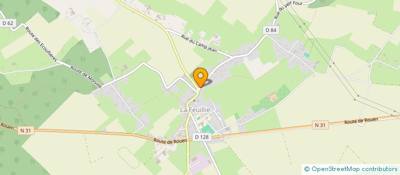 localisation de l'entreprise SCI DE LA PLACE VERTE  LA FEUILLIE