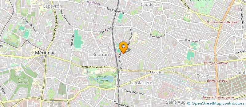 localisation de l'entreprise SCI DE LA PLAGE  BORDEAUX