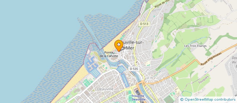 localisation de l'entreprise SCI DE LA PLAGE à TROUVILLE-SUR-MER