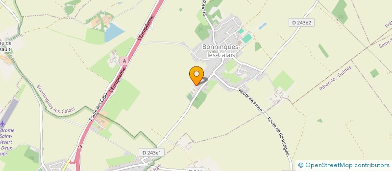 localisation de l'entreprise SCI DE LA PLAGE  BONNINGUES-LES-CALAIS