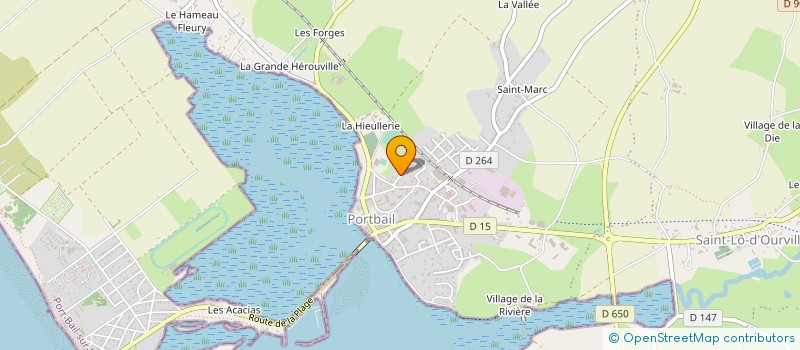 localisation de l'entreprise SCI DE LA PLAGE BLEUE  PORT-BAIL-SUR-MER