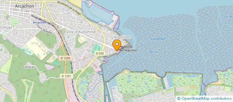 localisation de l'entreprise SCI DE LA PLAGE D'EYRAC à LA TESTE-DE-BUCH