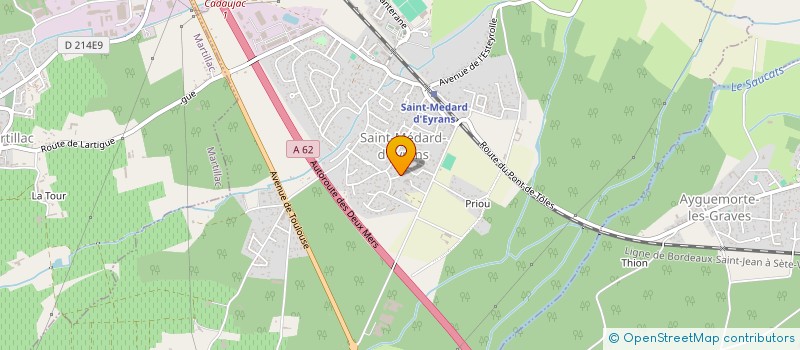 localisation de l'entreprise SCI DE LA PLAGE DE LA CONCORDE  SAINT-MEDARD-D'EYRANS