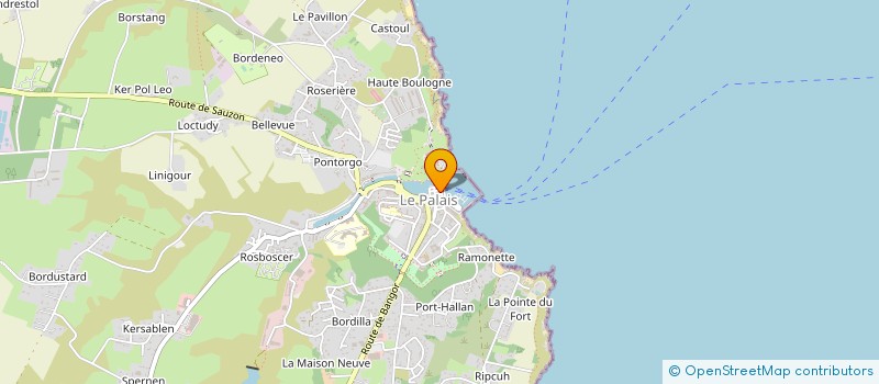 localisation de l'entreprise SCI DE LA PLAGE DE PORT ANDRO  LE PALAIS