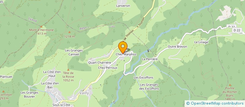 localisation de l'entreprise SCI DE LA PLAGNE à BELLEVAUX