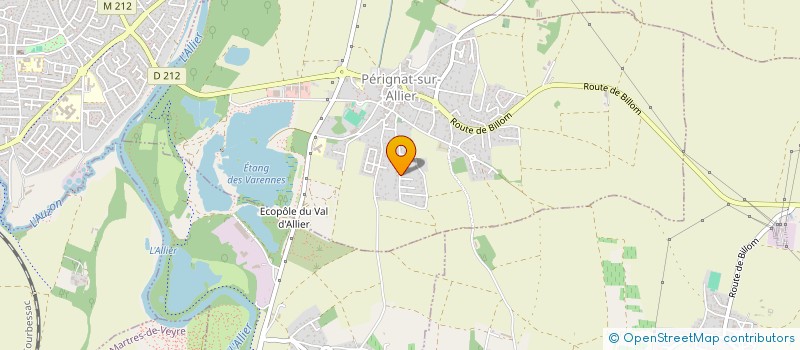 localisation de l'entreprise SCI DE LA PLAGNOL  PERIGNAT-SUR-ALLIER