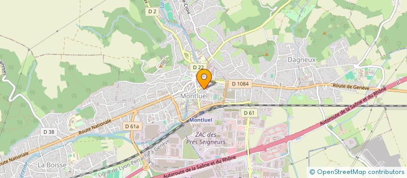 localisation de l'entreprise SCI DE LA PLAINE  DAGNEUX