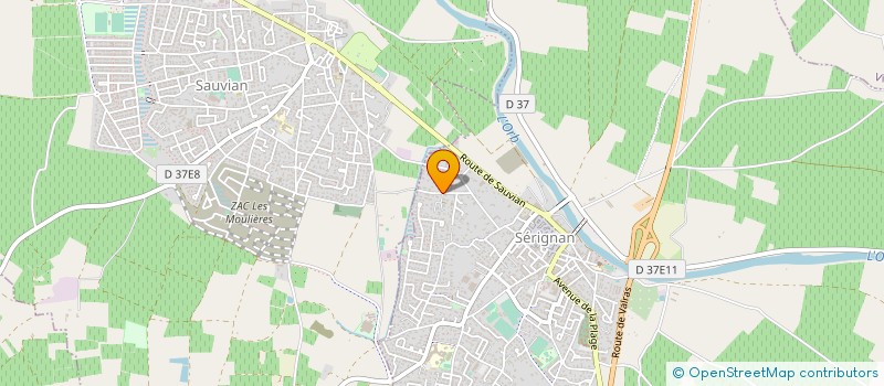 localisation de l'entreprise SCI DE LA PLAINE à SERIGNAN
