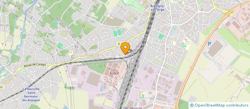 localisation de l'entreprise SCI DE LA PLAINE à BRETIGNY-SUR-ORGE