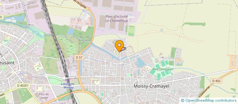 localisation de l'entreprise SCI DE LA PLAINE à MOISSY-CRAMAYEL