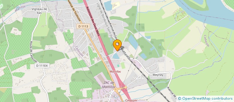 localisation de l'entreprise SCI DE LA PLAINE  EYSINES