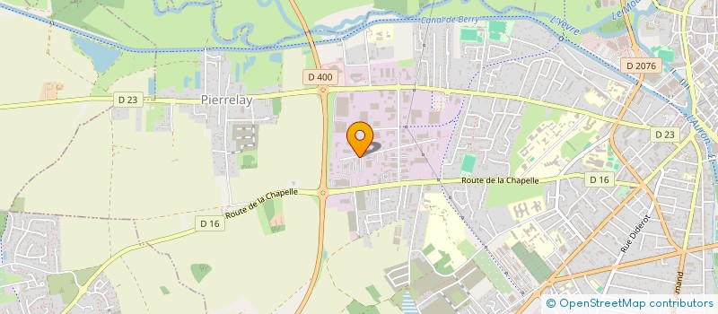 localisation de l'entreprise SCI DE LA PLAINE  BOURGES