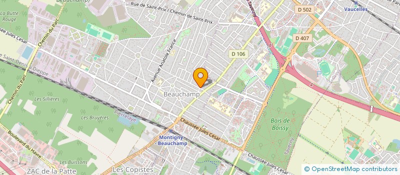 localisation de l'entreprise SCI DE LA PLAINE  BEAUCHAMP