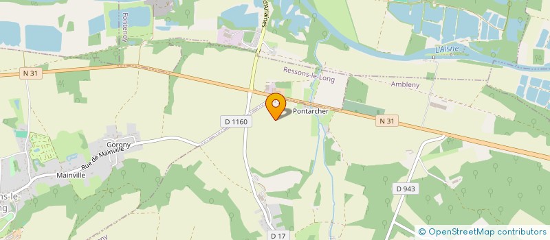 localisation de l'entreprise SCI DE LA PLAINE à RESSONS-LE-LONG
