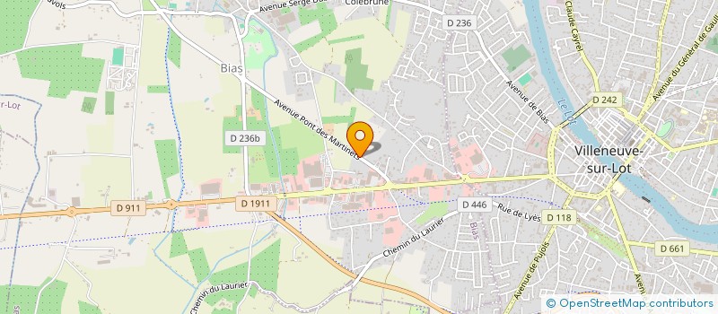 localisation de l'entreprise SCI DE LA PLAINE  BIAS