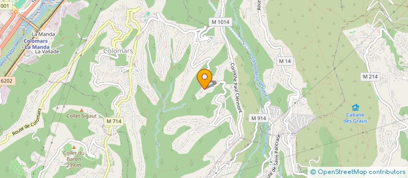 localisation de l'entreprise SCI DE LA PLAINE  CASTAGNIERS