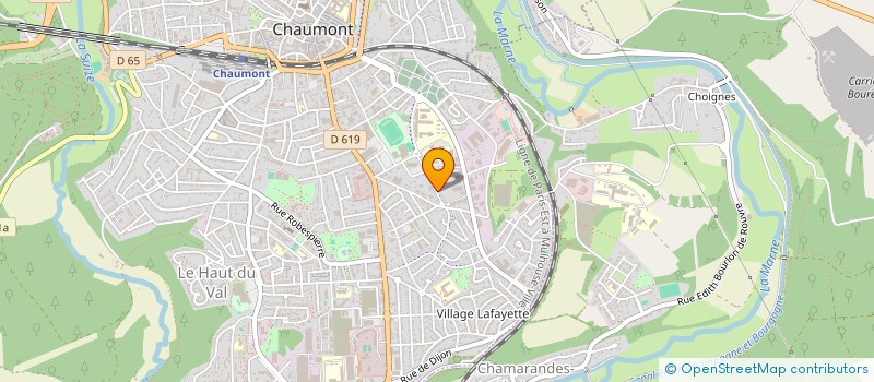 localisation de l'entreprise SCI DE LA PLAINE à CHAUMONT