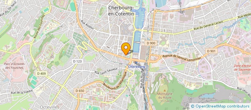 localisation de l'entreprise SCI DE LA PLAINE à CHERBOURG-EN-COTENTIN