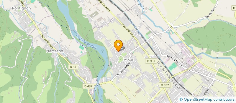 localisation de l'entreprise SCI DE LA PLAINE  ASSAT