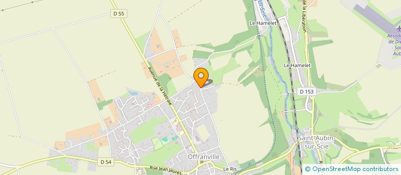 localisation de l'entreprise SCI DE LA PLAINE  OFFRANVILLE