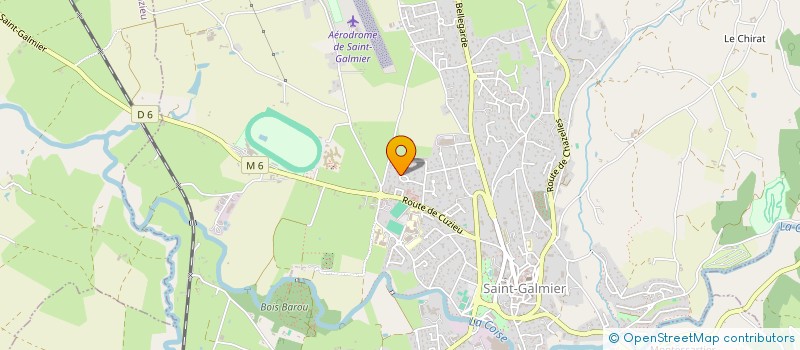 localisation de l'entreprise SCI DE LA PLAINE  SAINT-GALMIER