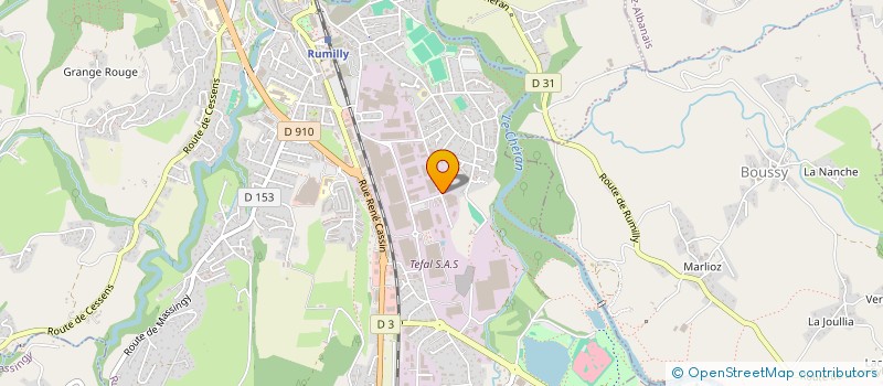 localisation de l'entreprise SCI DE LA PLAINE à RUMILLY