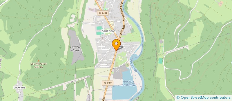 localisation de l'entreprise SCI DE LA PLAINE  MATHAY