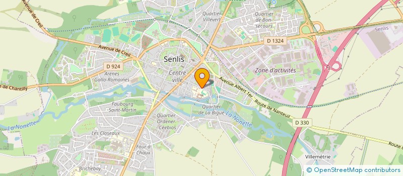 localisation de l'entreprise SCI DE LA PLAINE  MONT-L'EVEQUE