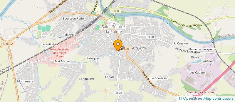 localisation de l'entreprise SCI DE LA PLAINE  SAINT-SULPICE-LA-POINTE