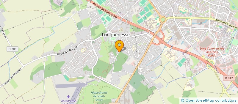 localisation de l'entreprise SCI DE LA PLAINE  LONGUENESSE