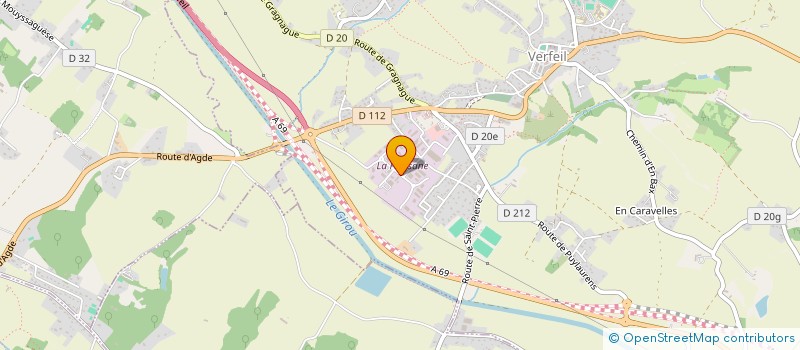 localisation de l'entreprise SCI DE LA PLAINE  VERFEIL