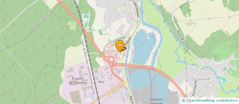 localisation de l'entreprise SCI DE LA PLAINE  CHAVELOT