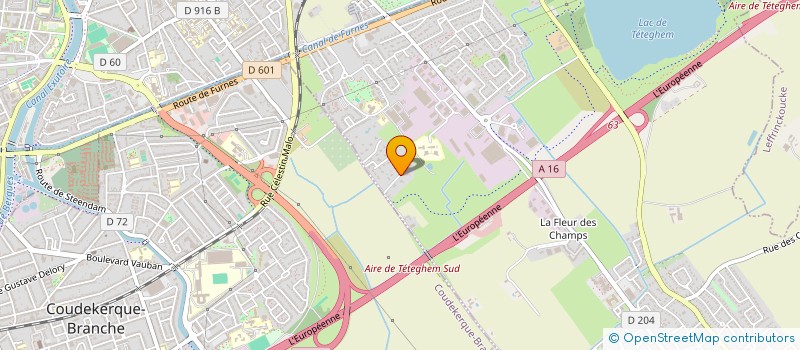 localisation de l'entreprise SCI DE LA PLAINE BLANCHE  TETEGHEM-COUDEKERQUE-VILLAGE