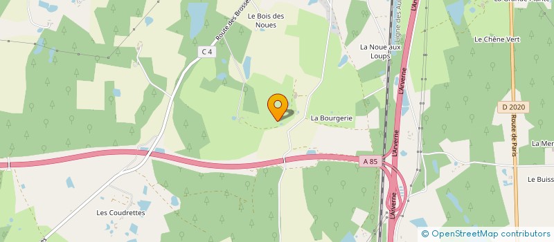 localisation de l'entreprise SCI DE LA PLANCHARDERIE  THEILLAY